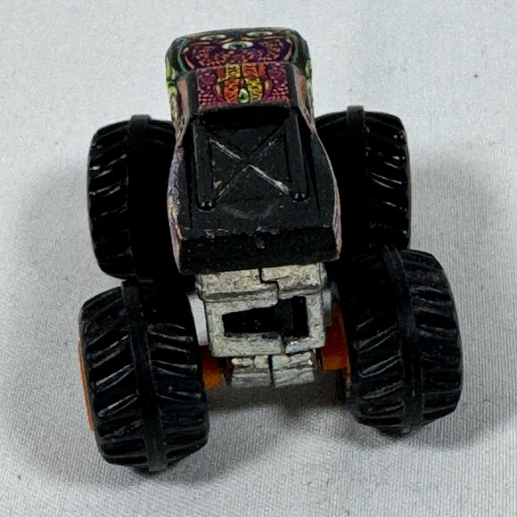 Psycho Delic Mini Monster Truck Toy - Black and Orange - Picture 4 of 5